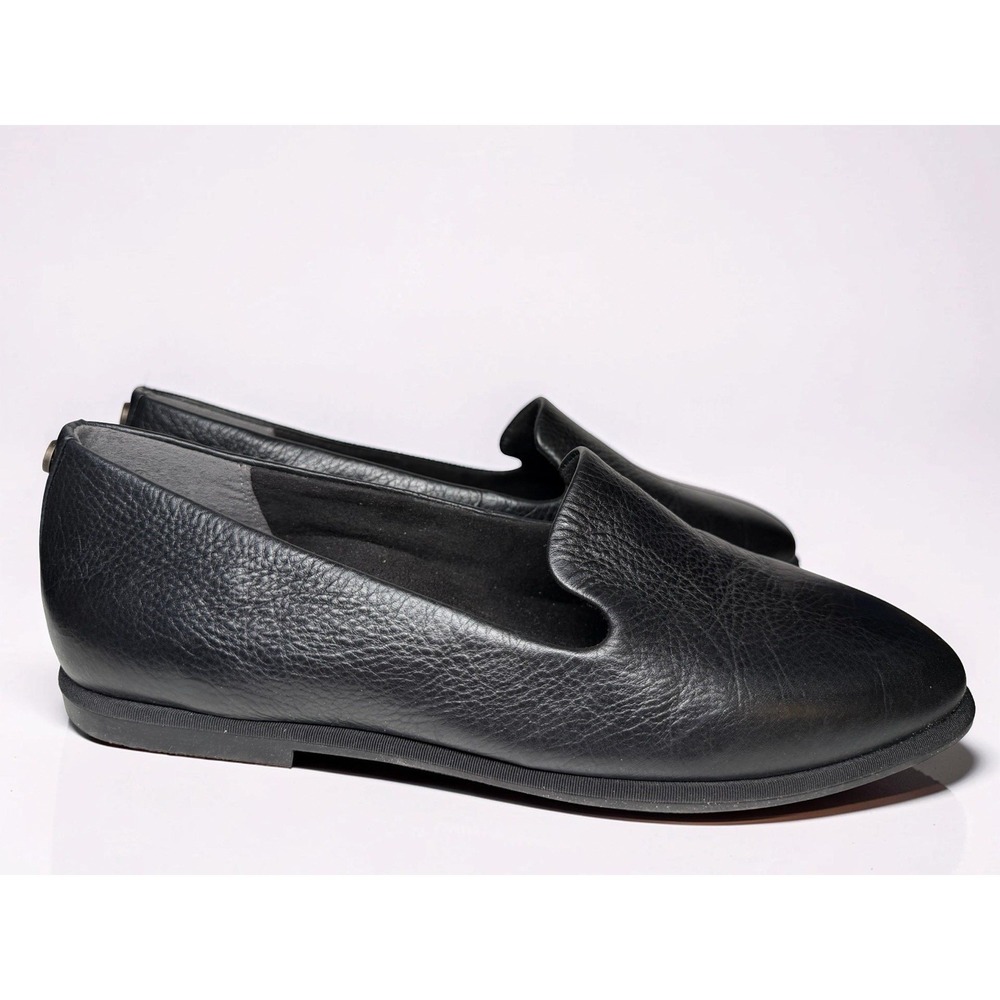 Vionic Women's Size 9.5 Willa II Black  Leather Slip-On Flats Lk Nw